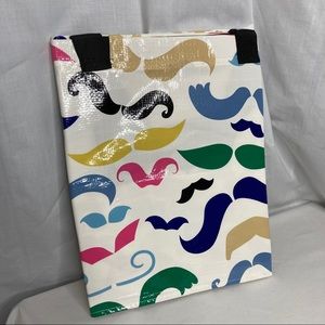 IKEA Tote Bag Large Mustache Storage Laundry 19Gal